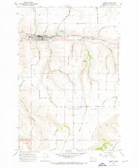 Pomeroy 1967 topographic map thumbnail