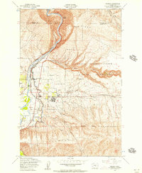 Pomona 1953 topographic map thumbnail