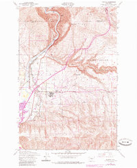 Pomona 1953 topographic map thumbnail