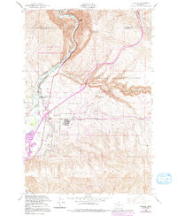 Pomona 1953 topographic map thumbnail