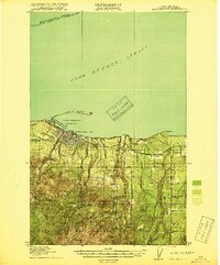 Port Angeles 1918 topographic map thumbnail
