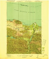 Port Crescent 1919 topographic map thumbnail