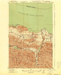 Port Crescent 1919 topographic map thumbnail
