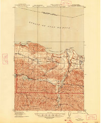 Port Crescent 1919 topographic map thumbnail