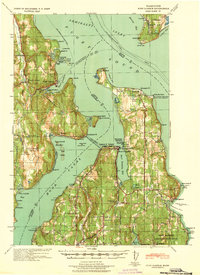 Port Gamble 1940 topographic map thumbnail