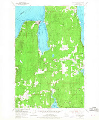Port Gamble 1953 topographic map thumbnail