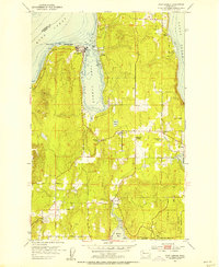 Port Gamble 1953 topographic map thumbnail