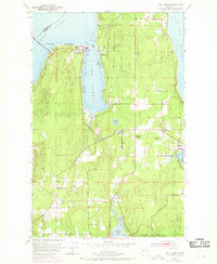 Port Gamble 1953 topographic map thumbnail