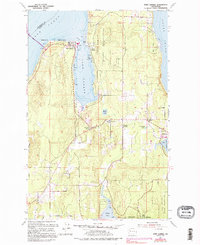 Port Gamble 1953 topographic map thumbnail