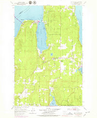 Port Gamble 1953 topographic map thumbnail