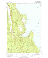Port Ludlow 1953 topographic map thumbnail