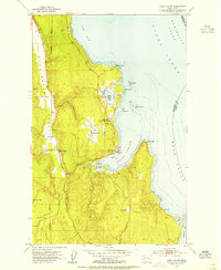 Port Ludlow 1953 topographic map thumbnail
