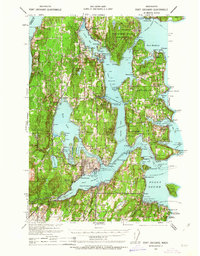 Port Orchard topographic map thumbnail