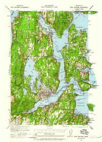 Port Orchard 1937 topographic map thumbnail