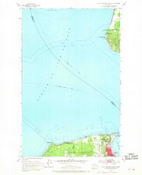 Port Townsend North 1953 topographic map thumbnail