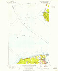 Port Townsend North 1953 topographic map thumbnail