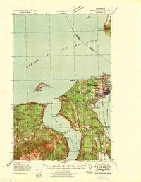 Port Townsend 1939 topographic map thumbnail