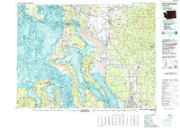Port Townsend 1993 topographic map thumbnail