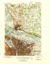 Portland 1940 topographic map thumbnail