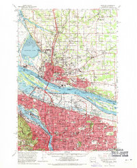 Portland 1961 topographic map thumbnail