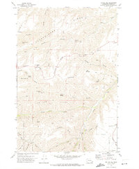 Potter Hill 1971 topographic map thumbnail