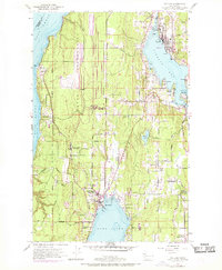 Poulsbo 1953 topographic map thumbnail