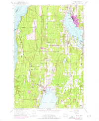 Poulsbo 1953 topographic map thumbnail