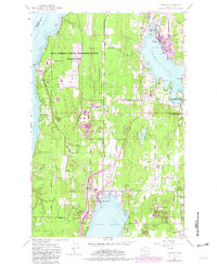 Poulsbo 1953 topographic map thumbnail