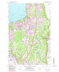 Poverty Bay 1961 topographic map thumbnail