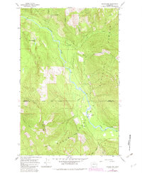 Prairie Mtn. 1966 topographic map thumbnail