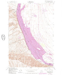 Priest Rapids 1948 topographic map preview