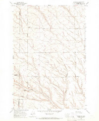 Prosser SE 1965 topographic map thumbnail