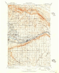 Prosser 1915 topographic map thumbnail