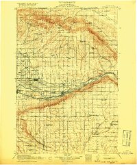 Prosser 1917 topographic map thumbnail