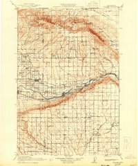Prosser 1917 topographic map thumbnail