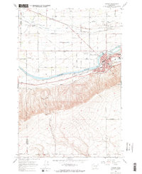 Prosser 1965 topographic map thumbnail