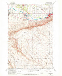 Prosser 1965 topographic map thumbnail