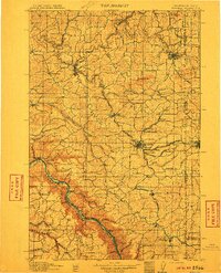 Pullman 1910 topographic map thumbnail
