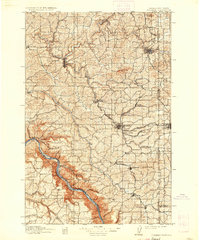 Pullman 1910 topographic map thumbnail