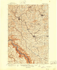 Pullman 1910 topographic map thumbnail