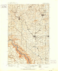 Pullman 1910 topographic map thumbnail