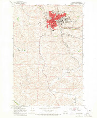 Pullman 1964 topographic map thumbnail