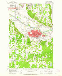 Puyallup 1961 topographic map thumbnail