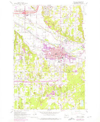 Puyallup 1961 topographic map thumbnail