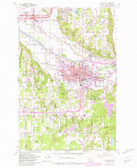 Puyallup 1961 topographic map thumbnail