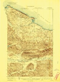 Pysht 1922 topographic map preview