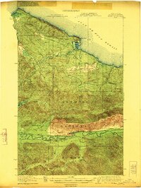 Pysht 1922 topographic map preview