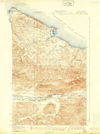 Pysht 1922 topographic map preview