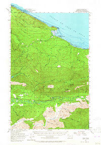 Pysht 1957 topographic map preview