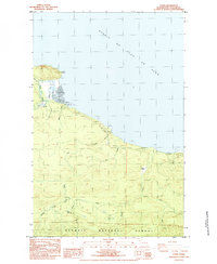 Pysht 1984 topographic map thumbnail